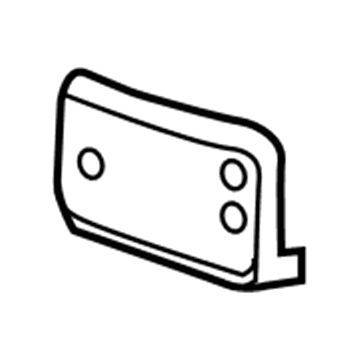 GM 22757027 License Bracket