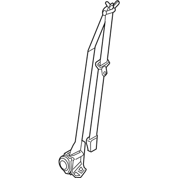 Hyundai 88810-CL000-NNB S/BELT ASSY-FR LH