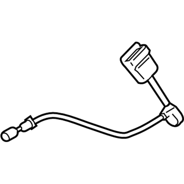 Hyundai 88830-CL000-NNB BUCKLE ASSY-FR S/BELT, LH