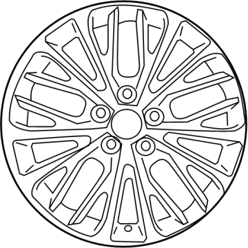 Toyota 42611-06G90 Wheel, Alloy