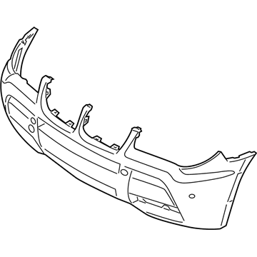 BMW 51-11-3-436-451 Panel, Bumper, Primed, Front