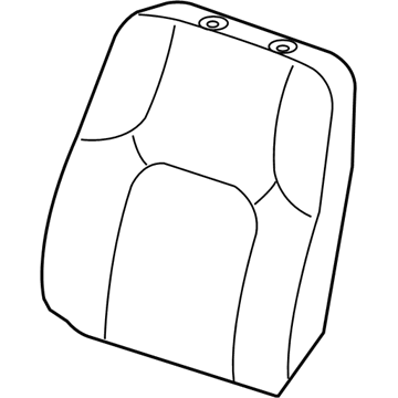 Nissan 87650-ZS35A Back Assembly-Front Seat With Side Air Bag