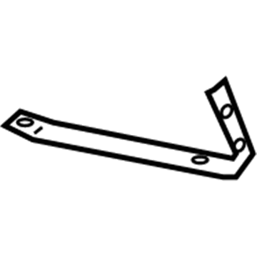 Infiniti 85220-AM800 Bracket-Rear Bumper Side, RH
