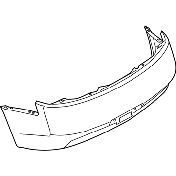 Infiniti 85022-AM840 Bumper Set-Rear Sedan