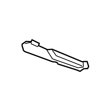 GM 84847965 COVER-F/SEAT ADJR LWR FIN *BLACK