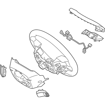 Hyundai 56100-C2800-NNG Steering Wheel Assembly