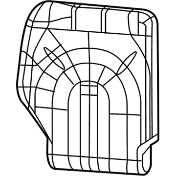 Mopar 6ED12LV5AB Cover-Rear Seat Back