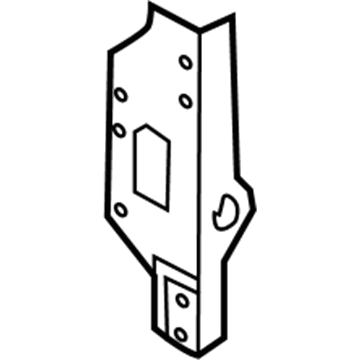 Nissan 751A6-1AA0A Connector Assy-Front Side Member, RH