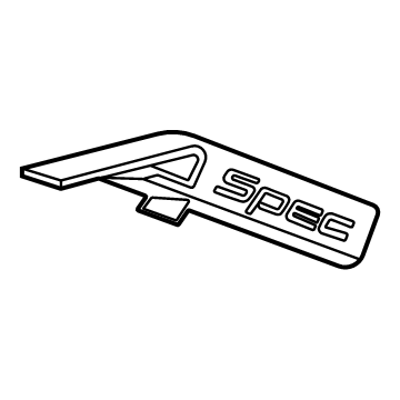 Acura 75732-TYA-A01 Emblem, Rear