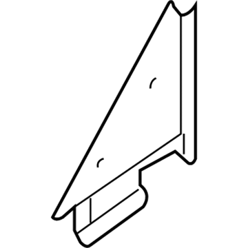 Nissan 80292-ET000 Cover-Front Door Corner, Inner RH