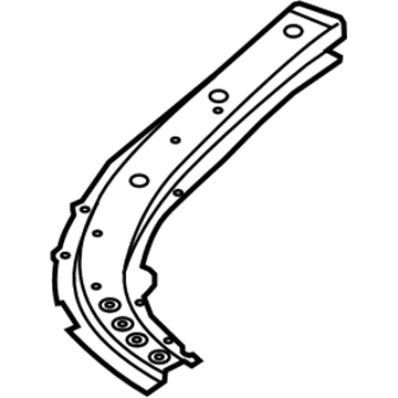 BMW 41-00-7-412-953 Wheel Housing Strut, Front Left