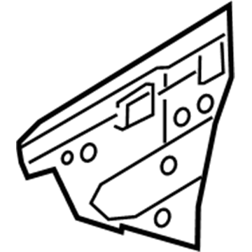 BMW 41-00-7-412-945 A-COLUMN, INNER FRONT LEFT