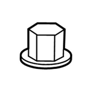Mopar 6509467AA Nut-HEXAGON FLANGE