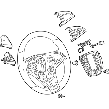 GM 42348102 Steering Wheel