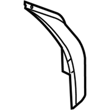 BMW 41-00-3-449-711 Rear Left Wheelhouse, Inner Half