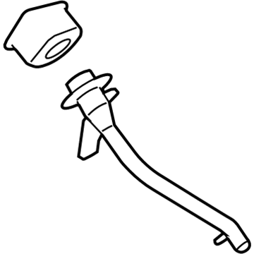 GM 20838934 Pipe Asm-Fuel Tank Filler (W/ Filler Hose)
