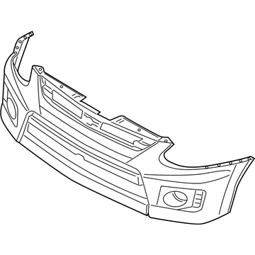 Nissan F2023-1A41H Front Bumper Fascia Kit