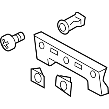 Nissan K6210-1A41A Bracket-Licence Plate
