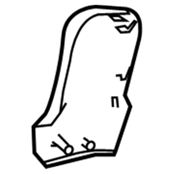 Lexus 71879-0E050-A0 Cover, Rear Seat RECLINING