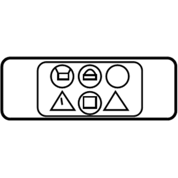 GM 15207078 Caution Label