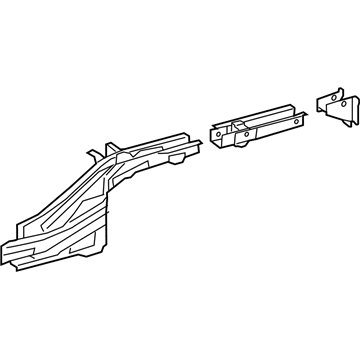 Lexus 57601-76900 Member Sub-Assembly, RR