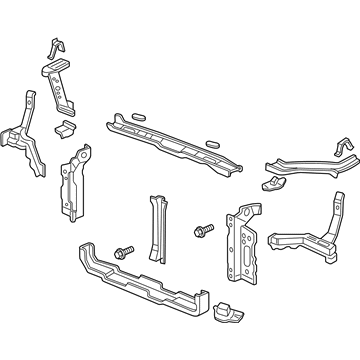 Honda 60400-S5T-305ZZ Bulkhead Complete-, Front