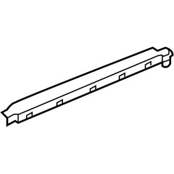 Honda 84635-THR-A11ZA Flange, R. Sunshade *NH900L* (DEEP BLACK)