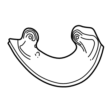 GM 84363654 SHIELD-RR BRK
