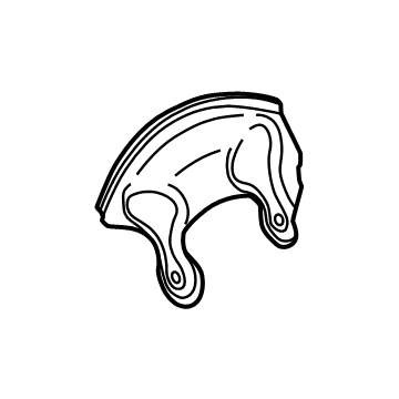 GM 84363655 SHIELD-RR BRK