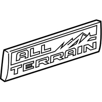 GM 84672516 Nameplate