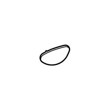 GM 84373724 CAP-FRT S/D I/S HDL BOLT FIN *BLACK