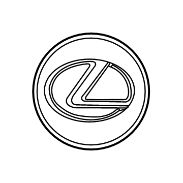 Lexus 42603-50381 Ornament Sub-Assembly, W