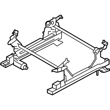 Nissan 87450-CA09A ADJUSTER Assembly-Front Seat, L