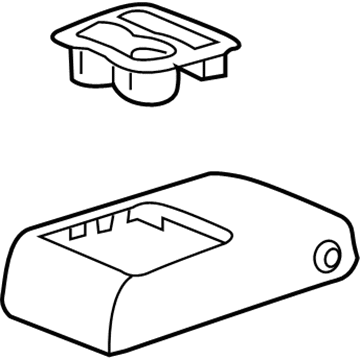Acura 82185-TZ3-A31ZA Armrest (Bruin)