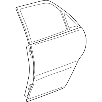 Lexus 67003-48022 Panel Sub-Assy, Rear Door, RH