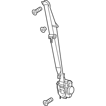 GM 84587877 RETRACTOR KIT-F/SEAT BELT *BLACK