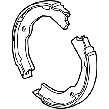 GM 20921108 Park Brake Shoes