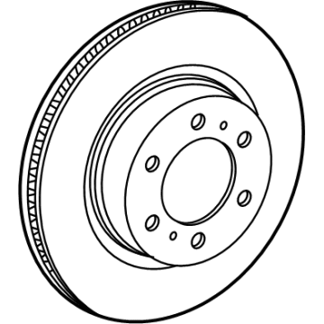 Toyota 43512-60290 DISC, FR