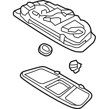 Hyundai 92860-3V500-RA5 Rear Personal Lamp Assembly