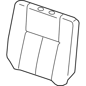 Nissan 88670-9FT1A Trim Assembly - Rear Seat Back, LH