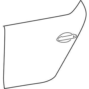 Lexus 67113-50040 Panel, Rear Door, Outer RH
