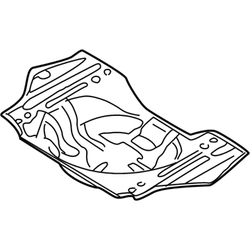 Kia 0K32A53730A Panel Assembly-Trunk Floor