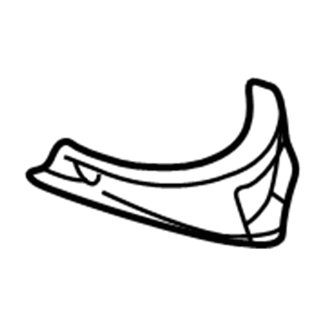 Kia 0K30A70451 Plate-Corner, RH