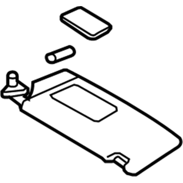 Toyota 74310-AC292-A1 Sunvisor