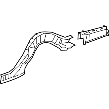 Lexus 57602-11060 Member Sub-Assembly, Rear