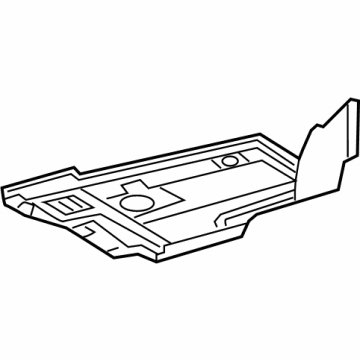 Lexus 57627-11030 Cover, RR Floor Side