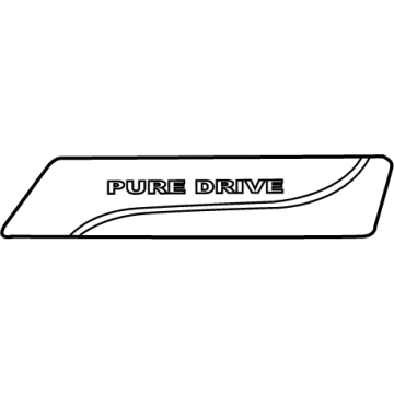 Nissan 90892-1VA0A Rear Emblem