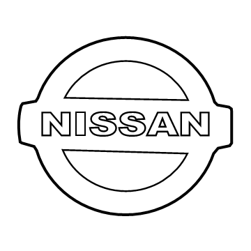 Nissan 84890-4CL0A Rear Emblem