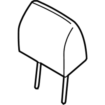 Hyundai 88700-0W210-J4K Headrest Assembly-Front Seat