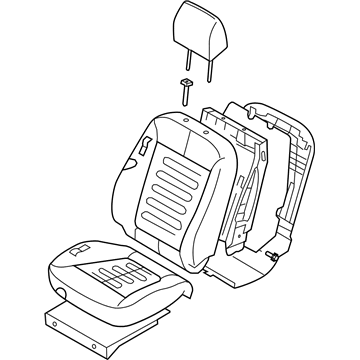 Hyundai 88020-0W430-J4K Seat Assembly-Passenger